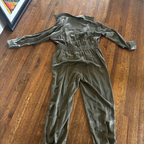 sand washed safari jump suit - Picture 3 of 4